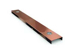 T-1028، پروفیل استینلس استیل، مدل آینه ایی نگین دار، مسی رنگ