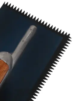 ماله شانه ای 30 سانت دندانه 5*5 میل دسته چوبی