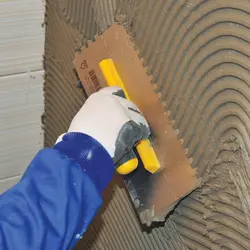 ماله شانه ایی 3۰ سانت دندانه 8*8 دسته پلاستیکی