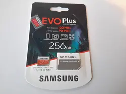 کارت حافظه microSDXC سامسونگ مدل Evo Plus کلاس 10 ظرفیت 256 گیگابایت