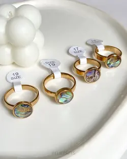 انگشتر صدف آبالون