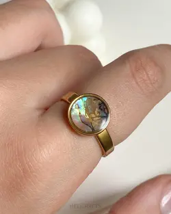 انگشتر صدف آبالون