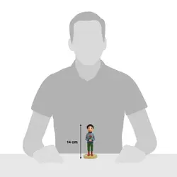 فیگور کلاه قرمزی با رُز قرمز