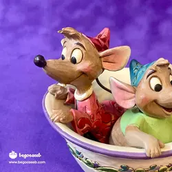 فیگور دیزنی جک و گاس موش سیندرلا Gus and Jaq Tea for Two
