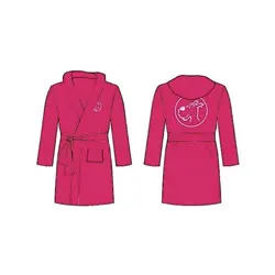 حوله تن پوش صورتی تن تن ۸ تا ۱۰ سال tintin pink children's bathrobe
