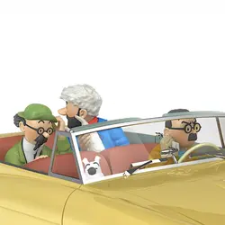 ماشین تن تن the convertible bordurian car