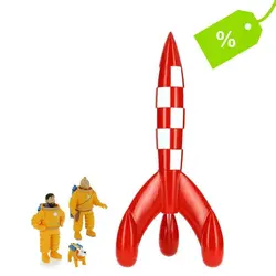 پک فیگورهای کره ماه تن تن Tintin moon set