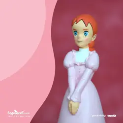 فیگور آنشرلی با دامن صورتی