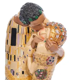 مجسمه پاراستون بوسه کلیمت THE KISS KL21G | 30cm