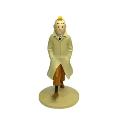 فیگور تن تن نسخه قدیمی ( لبخند ) tintin wearing his coat