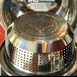سرویس آبکش استیل 11 پارچه لبه دار ستاره دار برند یونیک Unique