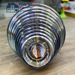 سرویس آبکش استیل 11 پارچه لبه دار ستاره دار برند یونیک Unique