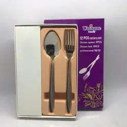 ست قاشق و چنگال 6 نفره تعداد 12 پارچه یونیک ماینز Unique