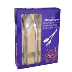 ست قاشق و چنگال 6 نفره تعداد 12 پارچه یونیک ماینز Unique
