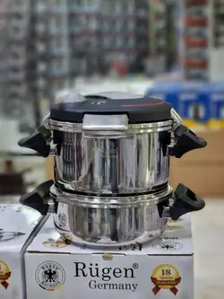 زودپز روگازی دوقلو برند روگن آلمان مدل Rugen Ru-6020