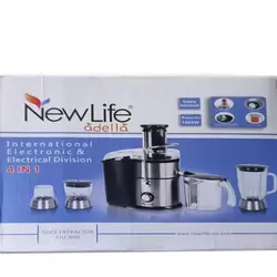 آبمیوه گیری چهار کاره 1800 وات نیولایف NewLife مدل FJU-800