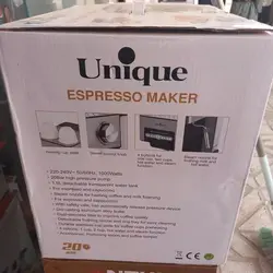 اسپرسوساز برند یونیک فشار 20 بار و 1000 وات مدل Unique ۱۴۰۰