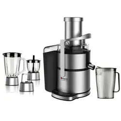 آبمیوه گیری چهار کاره برگامو Bergamo مدل BG-JE3460GDS4