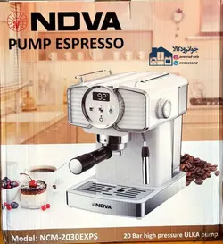 اسپرسوساز برند ندوا فشار 20 بار 1350 وات مدل NOWA 2030