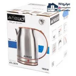 کتری برقی استیل 1.8 لیتری برند نوال مدلNewal KTL-2670
