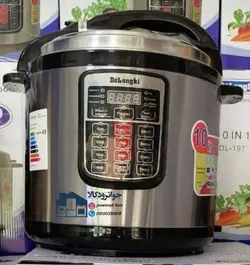 زودپز برقی برند دلونگی ظرفیت 8 لیتر مدل Delonghi DL-112