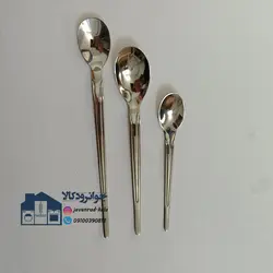 سرویس 24 نفر قاشق و چنگال استیل یونیک مدل دهنه اروپایی ( ناپولی ) Unique