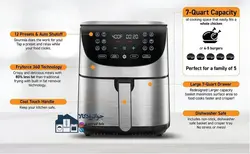 سرخکن رژیمی 1500 وات هانسن6.5لیتری مدل EAF-588