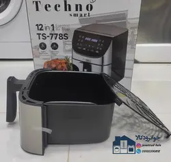 سرخ کن بدون روغن 8 لیتری برند تکنو مدل Techno TS-778S