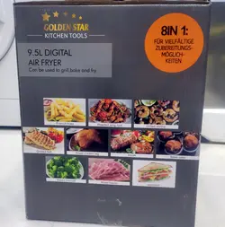 سرخ کن بدون روغن 9.5 لیتری برند گلدن استار Golden star