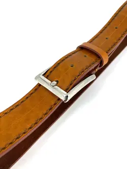 کمربند 3.5سانت چرم یلا گاوی دور دوخت ( چرم طبیعی )