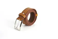 کمربند 3.5سانت چرم یلا گاوی دور دوخت ( چرم طبیعی )