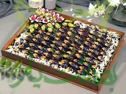 خرما گردویی تزئین شده کد 1