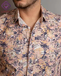 پیراهن هاوایی برند LV کد 003