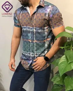 پیراهن هاوایی برند LV