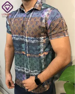پیراهن هاوایی برند LV