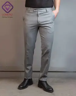 ﺷﻠﻮﺍﺭ ﭘﺎﺭﭼﻪ ﺍﯼ ﮐﺞ ﺭﺍ ﺗﺮﮎ برند JAKAMAN ﺭﻧﮓ ﻃﻮﺳﯽ ﺭﻭﺷﻦ ﮐﺪ 525