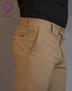 شلوار پارچه ای گاباردین ترک برند JAKAMAN رنگ کرمی کد 513