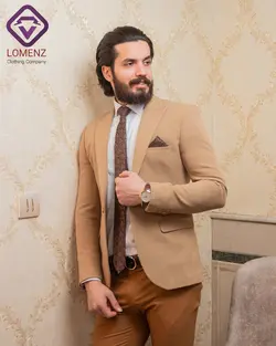 کت تک ساده دو طرف کش LOMENZ کد 001