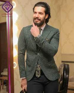 کت تک شانتون LOMENZ رنگ سبز کد 002