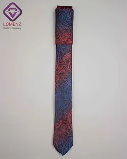 ست کروات و دستمال جیب مردانه کد 018