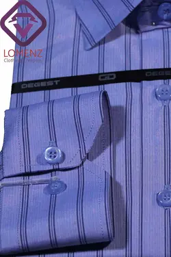 پیراهن جعبه ای راه راه برند DEGEST کد 06-80