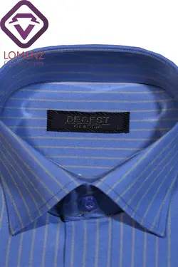 پیراهن جعبه ای راه راه برند DEGEST کد 003-162