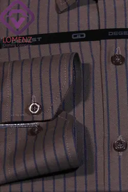 پیراهن جعبه ای راه راه برند DEGEST کد 004-162