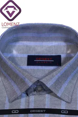 پیراهن جعبه ای راه راه برند DEGEST کد 002-137
