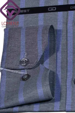 پیراهن جعبه ای راه راه برند DEGEST کد 002-137