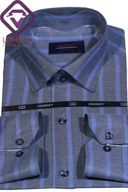 پیراهن جعبه ای راه راه برند DEGEST کد 001-137