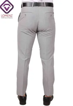 شلوار پارچه ای دوطرف کش برند JAKAMAN رنگ طوسی کد 555