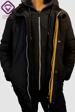 کاپشن مردانه برند City ZPJV رنگ مشکی