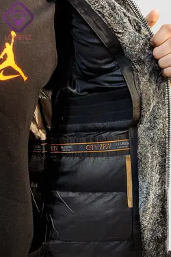 کاپشن مردانه برند City ZPJV رنگ مشکی