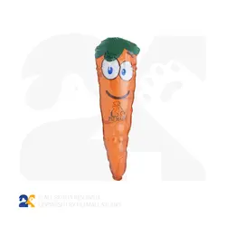 اسباب بازی سگ و گربه پت مارک مدل هویج با الیاف گیاهی